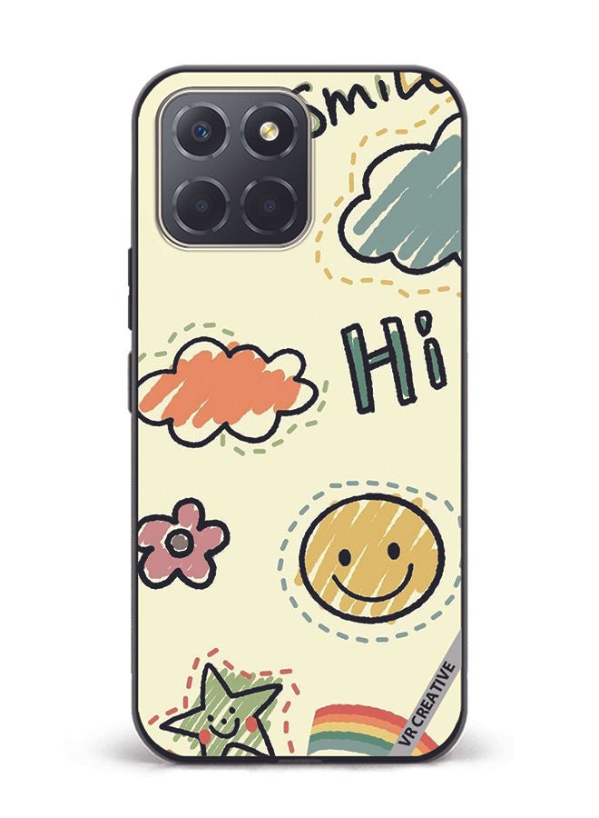 VR CREATIVE Protective Case Cover For Honor X6 Smile Design Multicolour - Image 1