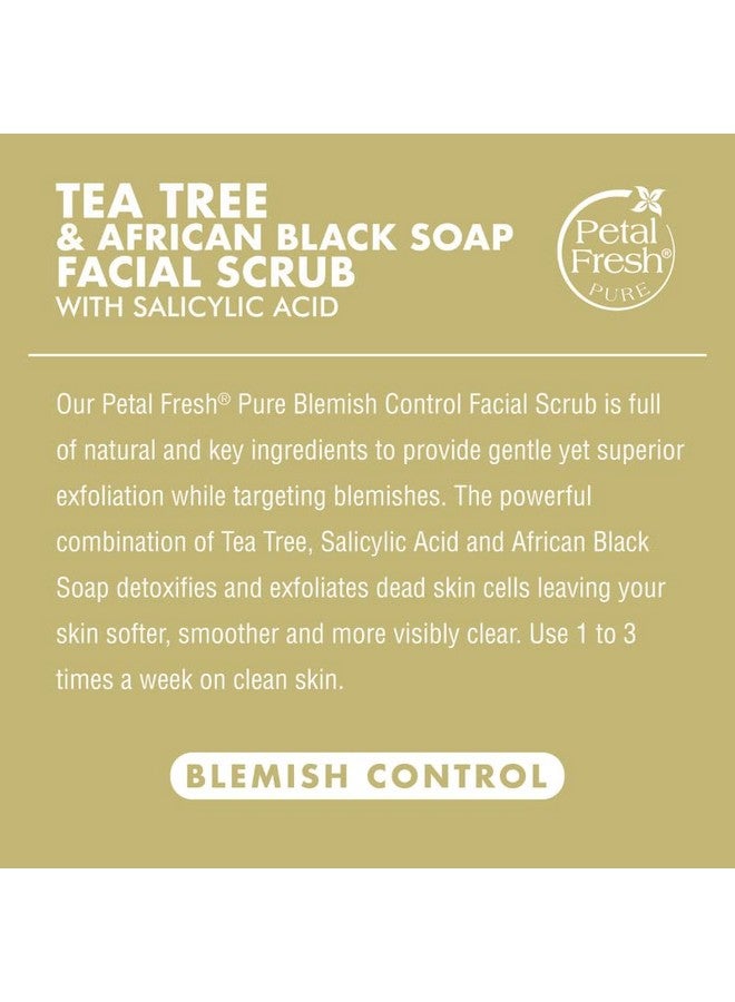 Petal fresh Pure Clarifying Deep Action Cooling Tea Tree & Peppermint Facial Cleanser + Facial Scrub Combo | For Oily, Acne Prone Skin With Blemish Control |100% Natural, Vegan & Cruelty Free 400 Ml - Image 5