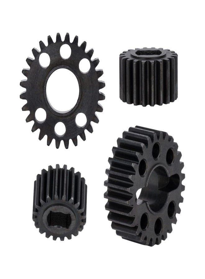 G.T.R RC Steel Driveshaft Set VDI Universals Rear Straight Axle Shafts 20T/28T Portal Gear Set for Vanquish Products VS4-10 F10 Axles (4pcs 20T/28T Portal Gear Set) - Image 5