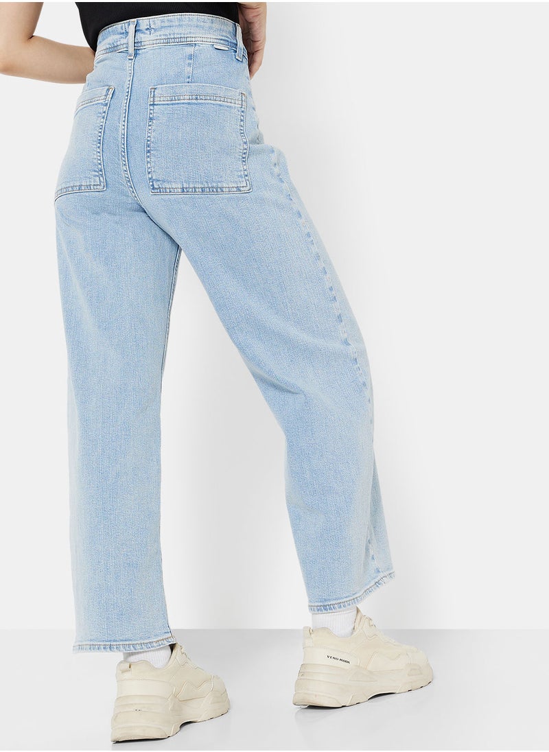 ONLY - Sylvie High Waist Wide Leg Jeans - Image 1