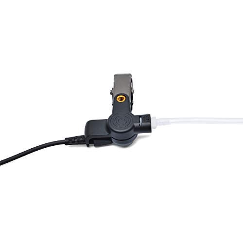 HYS Receiver/Listen ONLY Surveillance 3.5mm Headset Earpiece with Clear Acoustic Coil Tube Earbud for Two-Way Radios, Transceivers and Radio Speaker Mics Jacks - Image 3