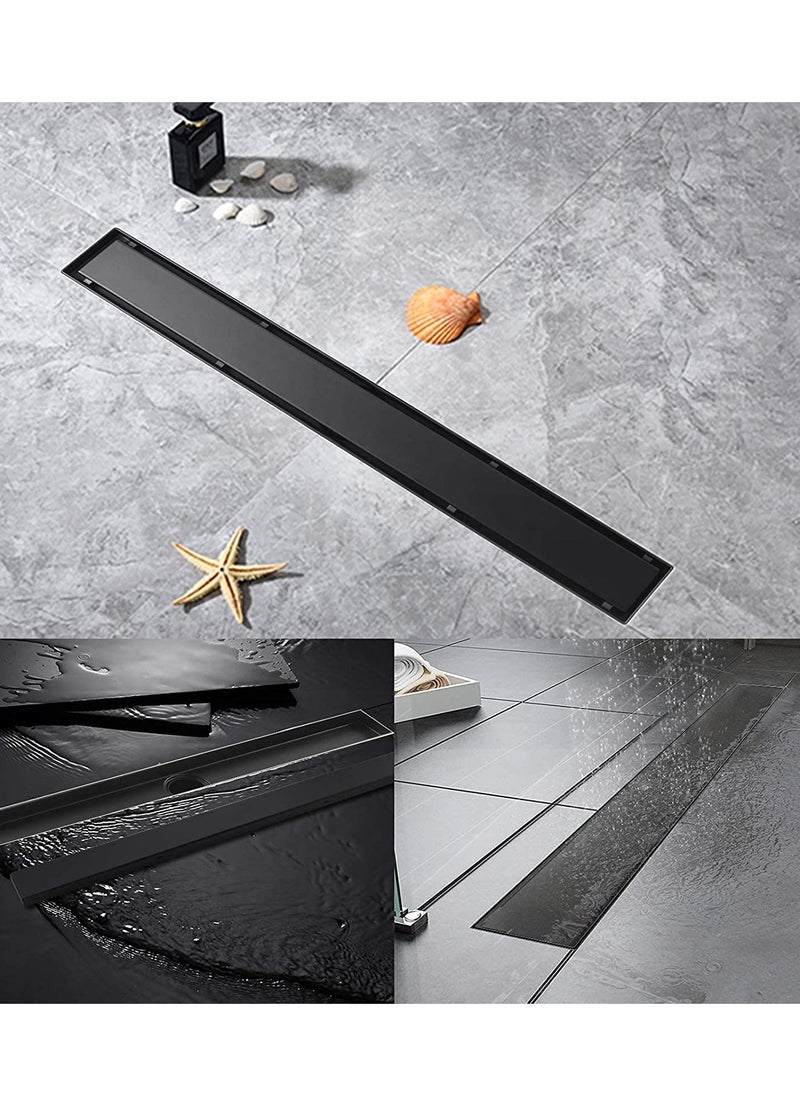 دوكس - صفاية ايطالي بلاط اسود 10X60CM DOOX - Image 1