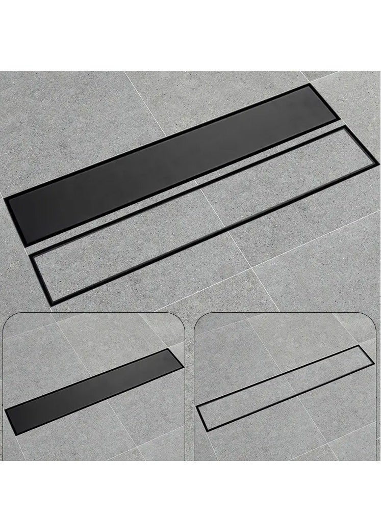 دوكس - صفاية ايطالي بلاط اسود 10X60CM DOOX - Image 1