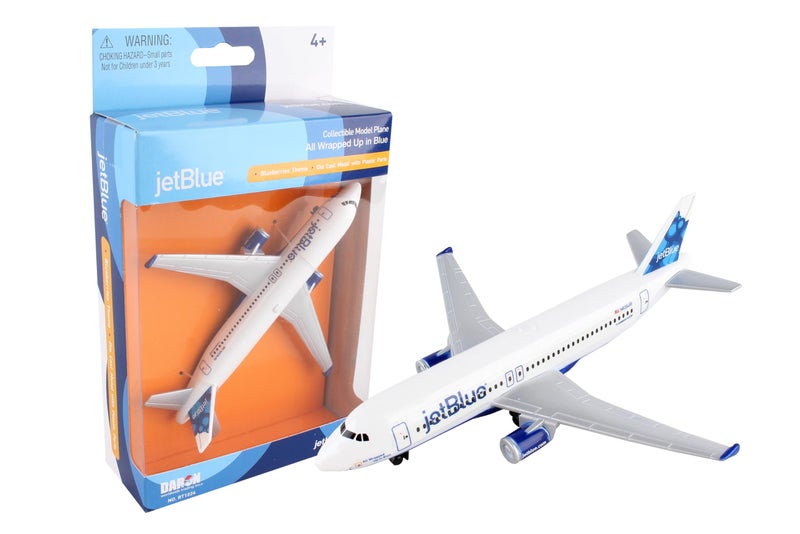 Daron Toy Airplane jetBlue DieCast Metal Model Airplane Toy with Plastic Parts for Kids Ages 3 - Image 2