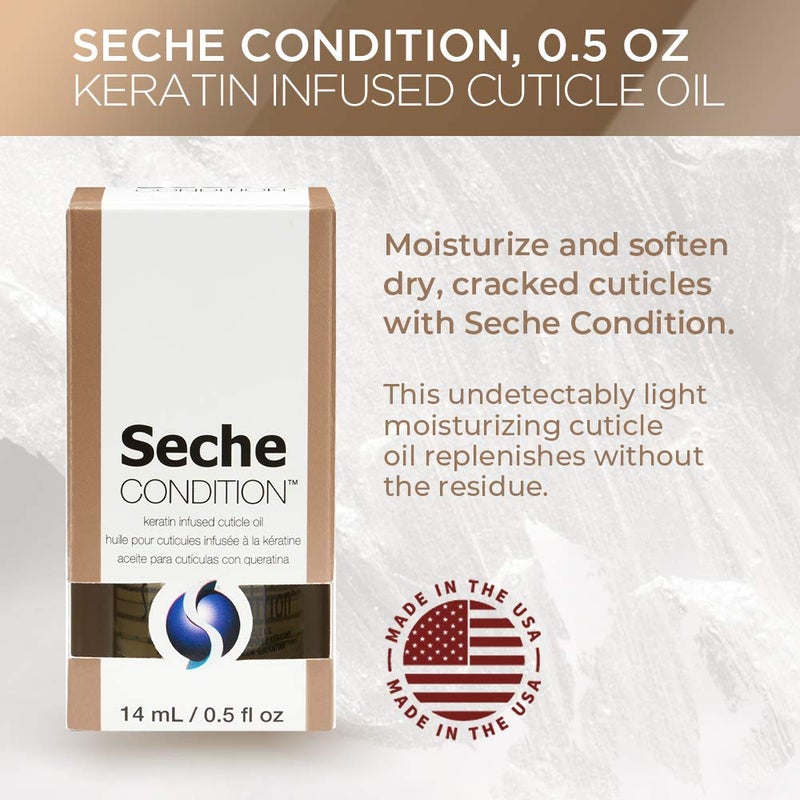 Seche Condition Keratin Infused Cuticle Oil 0.5 fl oz - Image 3