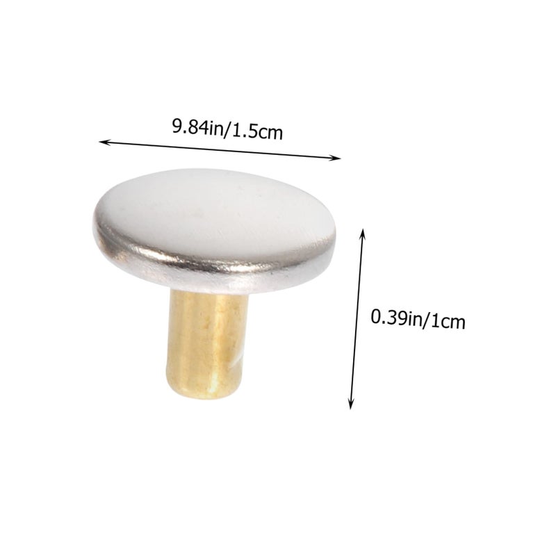 Brass Metal Snap Buttons 30pcs For Clothing Coats Bags Sewing Fasteners - Image 3