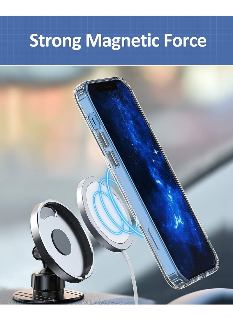 ten.tech - Ten tech Magnetic Clear Case Designed for iPhone 12 / 12 pro– Compatible with MagSafe Charger, Support Magnetic Car Mount Wireless Charging, Soft Press Buttons Scratch Resistant – ten tech - Image 1