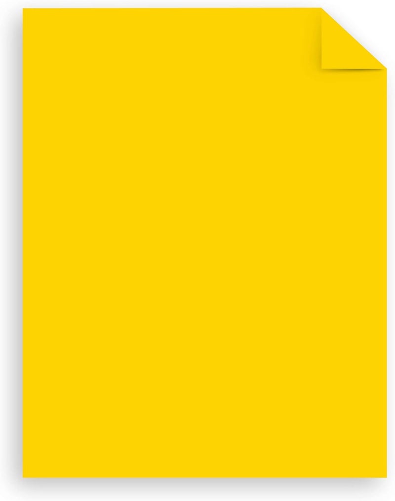 Astrobrights Mega Collection, Colored Paper, Bright Yellow, 625 Sheets, 24 lb/89 gsm, 8.5" x 11" - MORE SHEETS! (91618) - Image 3