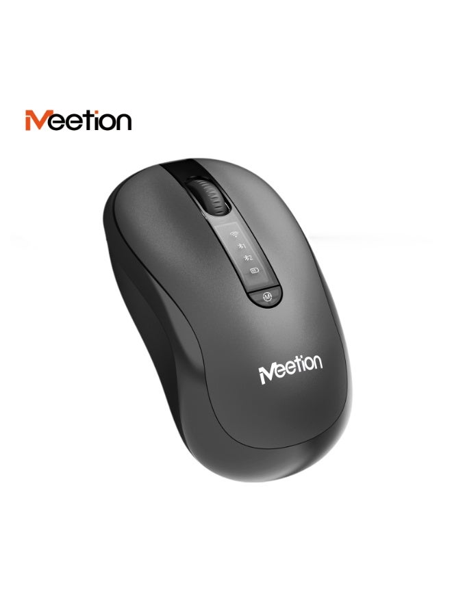 Meetion ماوس قابل لإعادة الشحن بتم185R من ميتشن، وضعين بلوتوث 2.4G USB، ماوس صامت لاسلكي للكمبيوتر المحمول، التابلت، ماك بوك - Image 2