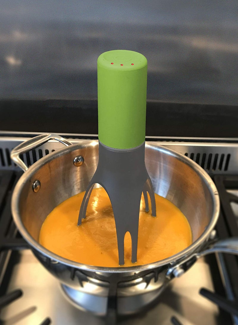 Adjustable Electric Triangle Stirrer, 3 Speed Portable Hand Whisk Mixer for Frappe, Matcha & Hot Chocolate (Green), Suitable Kitchen Gadget  - Image 2