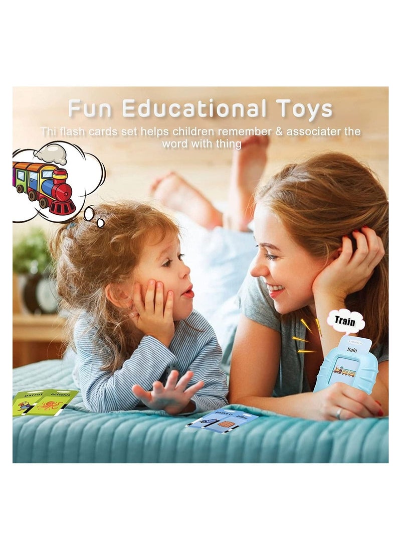 Educational Toys for 2 3 4 Years Old 112 Talking Baby Flash Cards, Learning Resource Electronic Interactive Toys for 2-4 Year Old Boys Girls Toddlers Kids  - Image 5