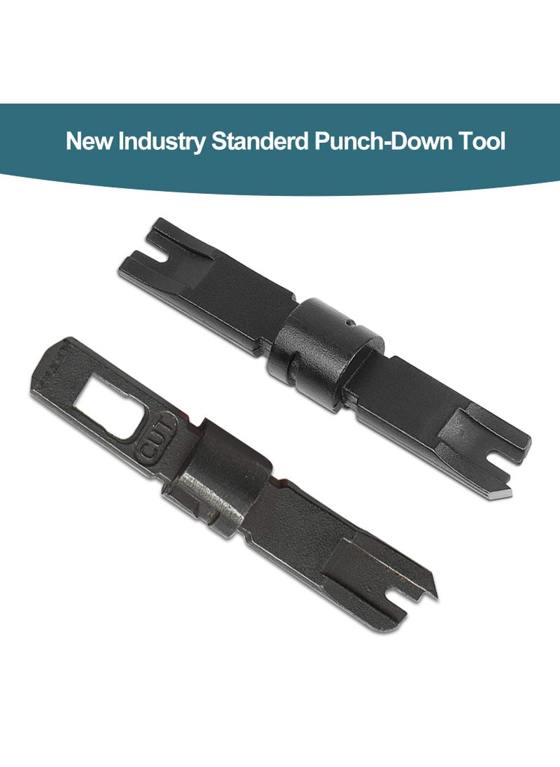 Uvital Uvital Professional Impact 110 Ethernet Punch Down Tool with Enlarged Blade Storage for 110/66 Blades, Impact Terminal Insertion Tools for CAT5/6, CAT5E/6E Network Cables  - Image 3