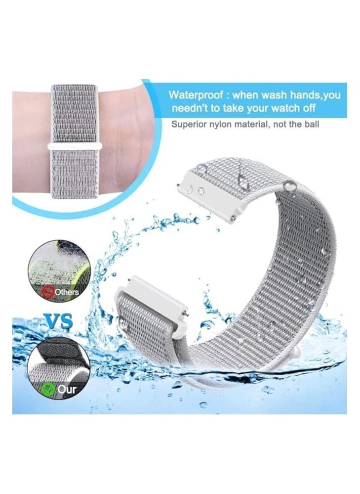 TIGER Nylon Fabric Watch Straps 20 mm/22 mm Bracelet for Men Women Replacement Strap Quick Release Smartwatch Sport Watches Replacement Strap Adjustable Soft Breathable Watch Strap - Image 3