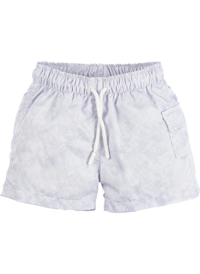 Gold Class Kidswear Boys Marbling Patterned Swim Shorts  - Image 1
