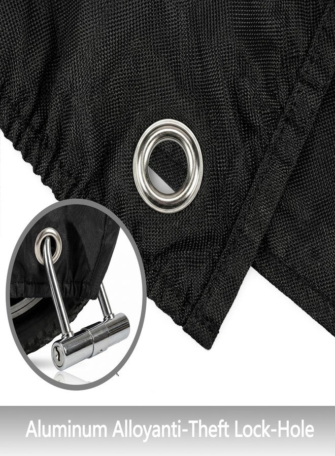 Sobotoo Bike Cover Waterproof Outdoor, Black Heavy Duty Oxford Bicycle Cover for Outdoor Storage - Image 3