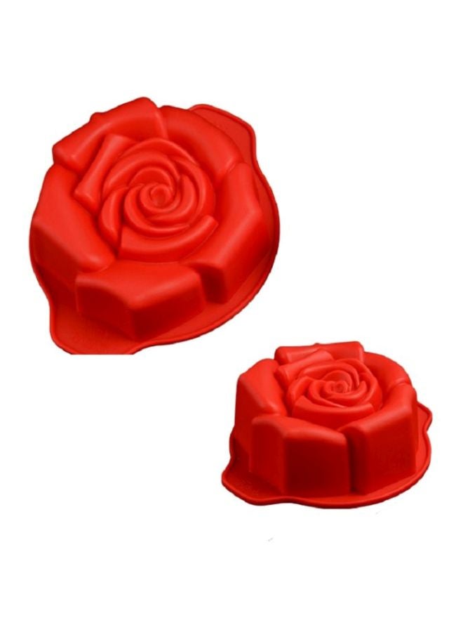 شاربدو قالب خبز من السيليكون أحمر 15.5x5x12.7سم - Image 3