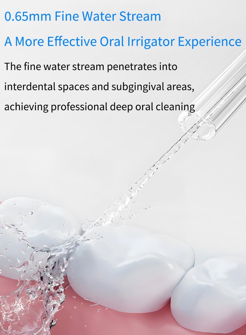 جهاز الخيط المائي | مع فرش الأسنان الكهربائية المزودة بأنماط مائية متعددة ورؤوس للتنظيف الشامل - Image 3