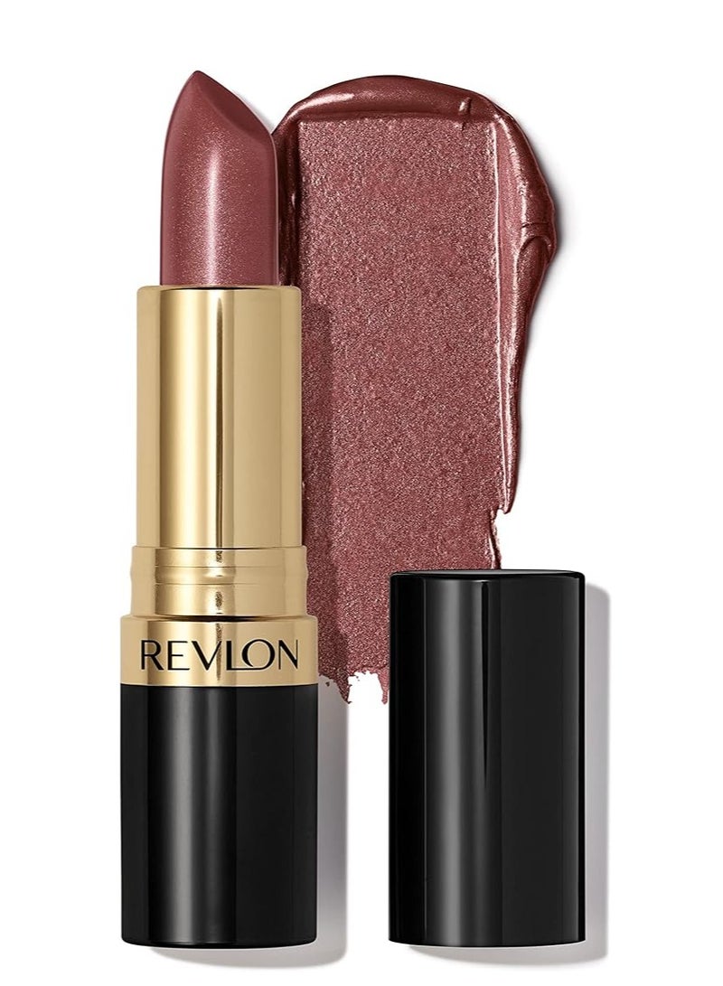 ريفلون Super Lustrous Lipstick, Lip Makeup Gift, Stocking Stuffers for Women, Creamy, Moisturized Feel in Mauves & Trends, 0.15 oz 245 Smoky Rose Multicolour - Image 1