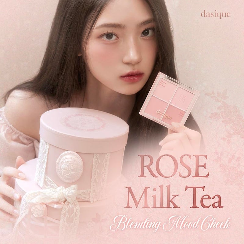 Dasique Blending Mood Cheek #15 Rose Milk Tea 0.39oz l Buildable l Milky, Blurring Texture l K-beauty - Image 4