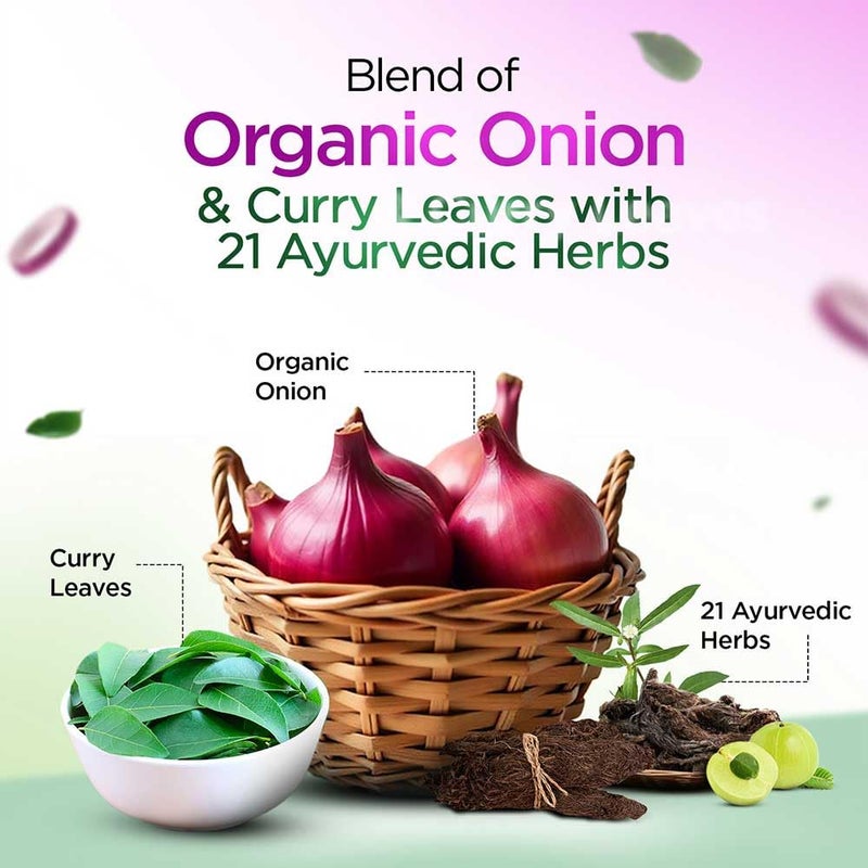 Kesh King شامبو البصل العضوي | يتحكم في تساقط الشعر بأوراق الكاري | يزيد من نمو الشعر | إصلاح الضرر | يوفر شعرًا ناعمًا ولامعًا | 20.29 أونصة سائلة (عبوة من 1) - Image 2