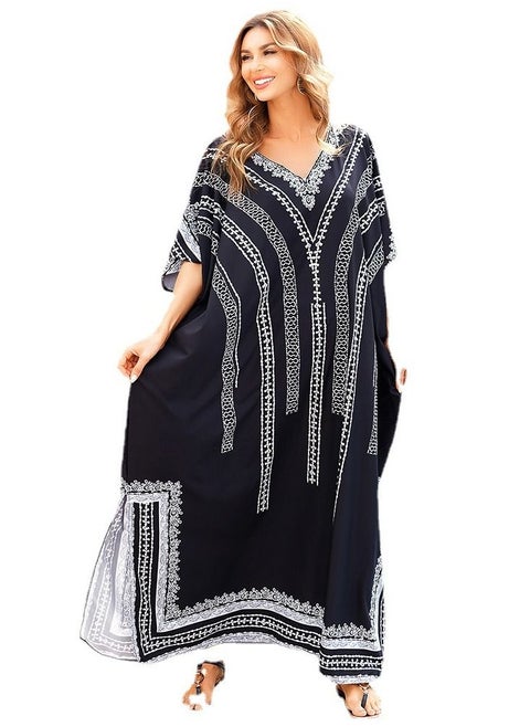 Four Side Elastic Polyester Printed Beach Sunscreen Shirt