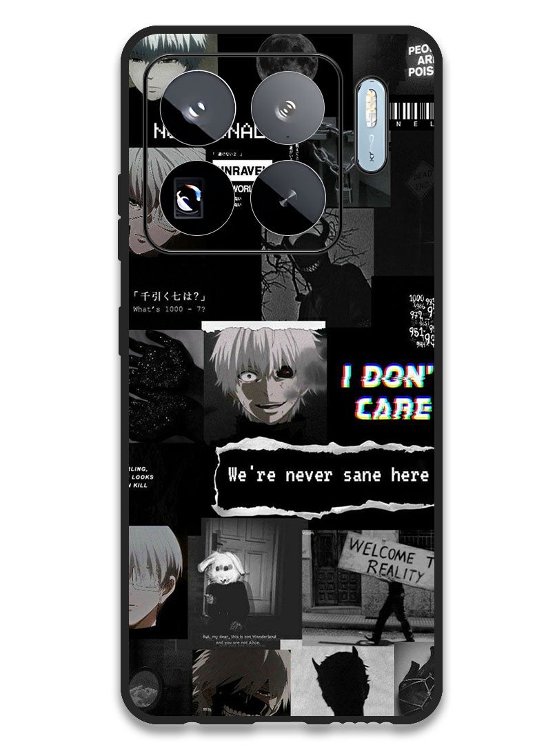 Theodor Case Compatible with Xiaomi 15S Pro 6.73 Inch Protection Shockproof Bumper Cover We're Never Sane Here - Image 1