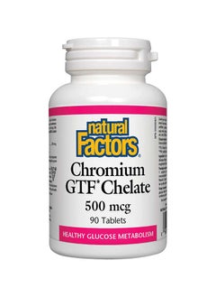natural Factors Chromium GTF Chelate 500 mcg 90 Tablets 