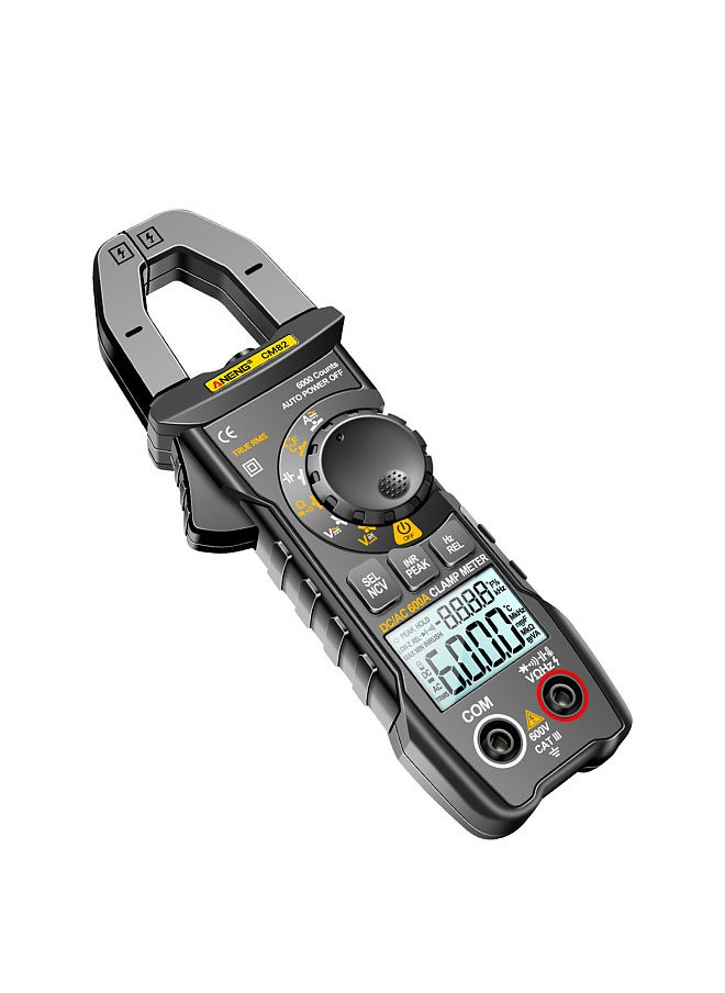 ANENG - CM82 Digital Clamp Meter 6000 Counts True RMS NCV Universal Meter 600V DC/AC Voltage 600A DC/AC Current Digital Multimeter Clamp-type Tester Automatic Integrated Smart Clamp Current Meter - Image 1