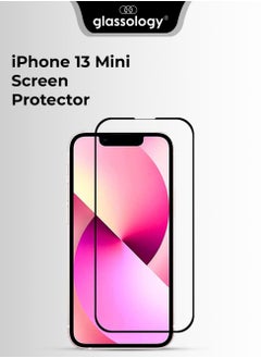 glassology iPhone 13 Mini Screen Protector (5.4 inches) 5D Tempered Glass Clear 9H Hardness, Bubble Free Anti-Scratch  - Image 1