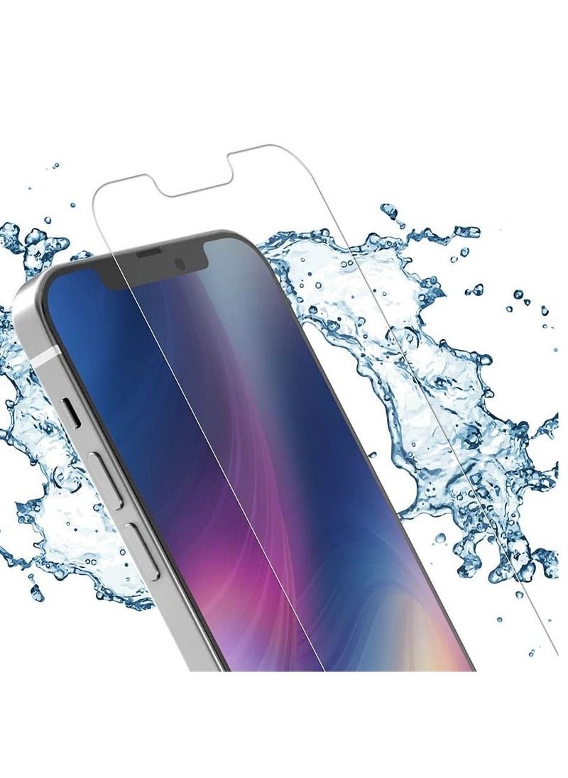 glassology iPhone 13 Mini Screen Protector (5.4 inches) 5D Tempered Glass Clear 9H Hardness, Bubble Free Anti-Scratch  - Image 3