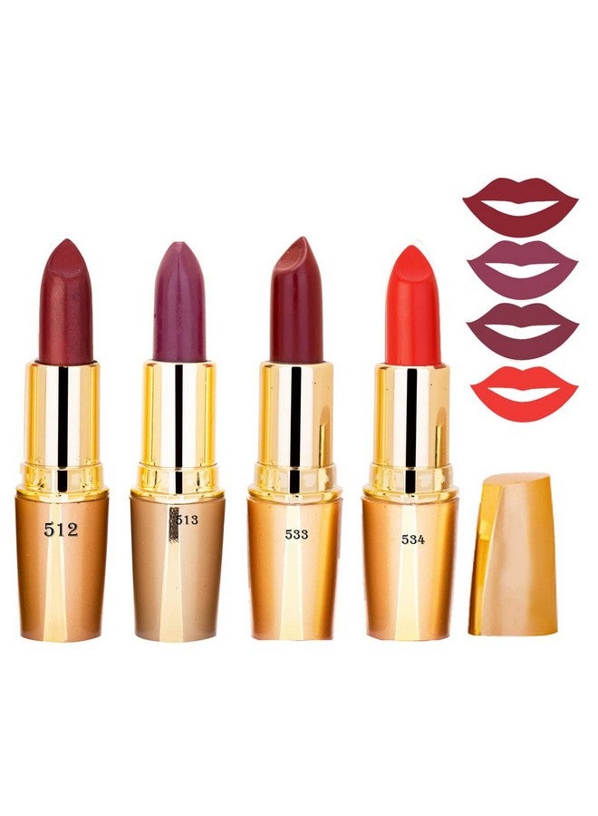 G4U Volo Creamy Matte Lipsticks For Women (4 Pcs Set)20Jan2022A25 - Image 1