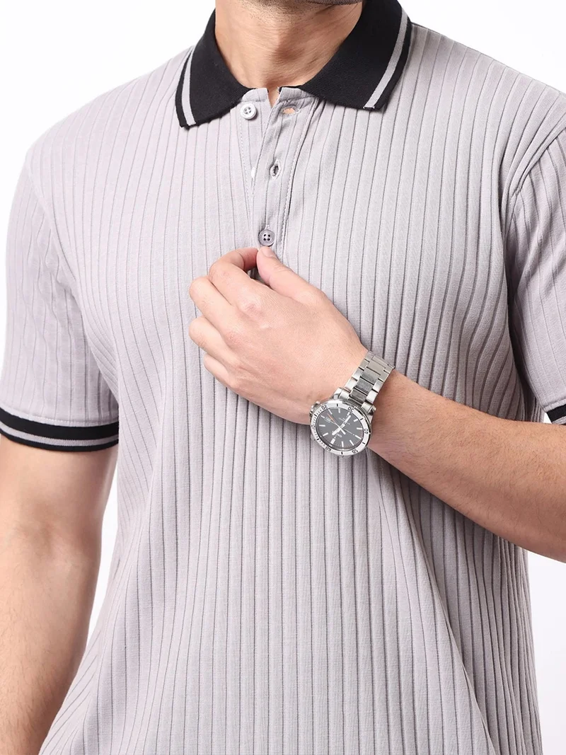 Maniac  Maniac Mens Stain Flora Embroidery Half Slevee Blue Linen Shirt for Men | Best Price UAE