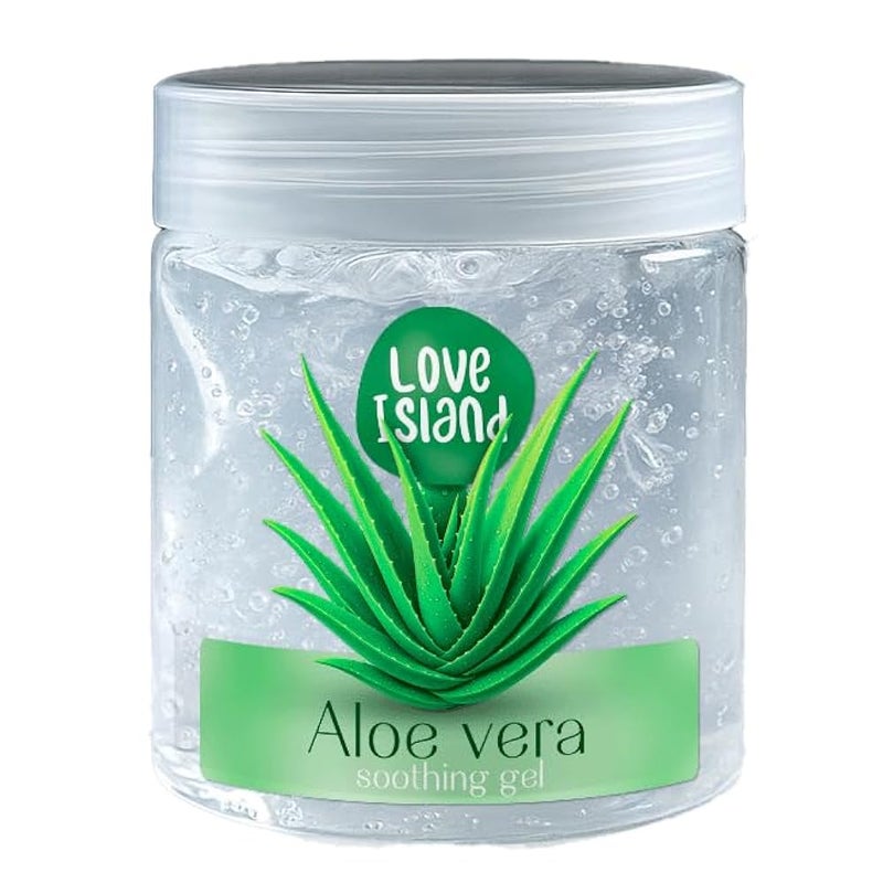 Aloe Vera Soothing Gel 200ML(Transparent) – Hydrating Face & Body Moisturizer, After Sun Relief, Skin Cooling & Nourishing Gel for Dry, Sensitive, and Irritated Skin, Pure Aloe Extract.