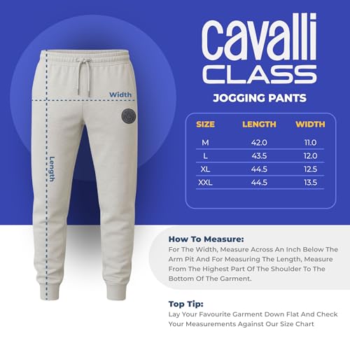 CAVALLI CLASS Track Pant for Men || Regular Fit || Track Pants || Full Elastic Jogger Track Pant Grey - Image 5