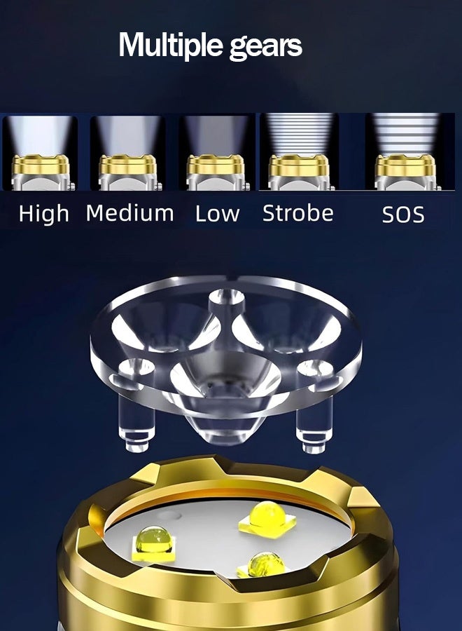 thumb mini super powerful flashlight(silver) - Image 4