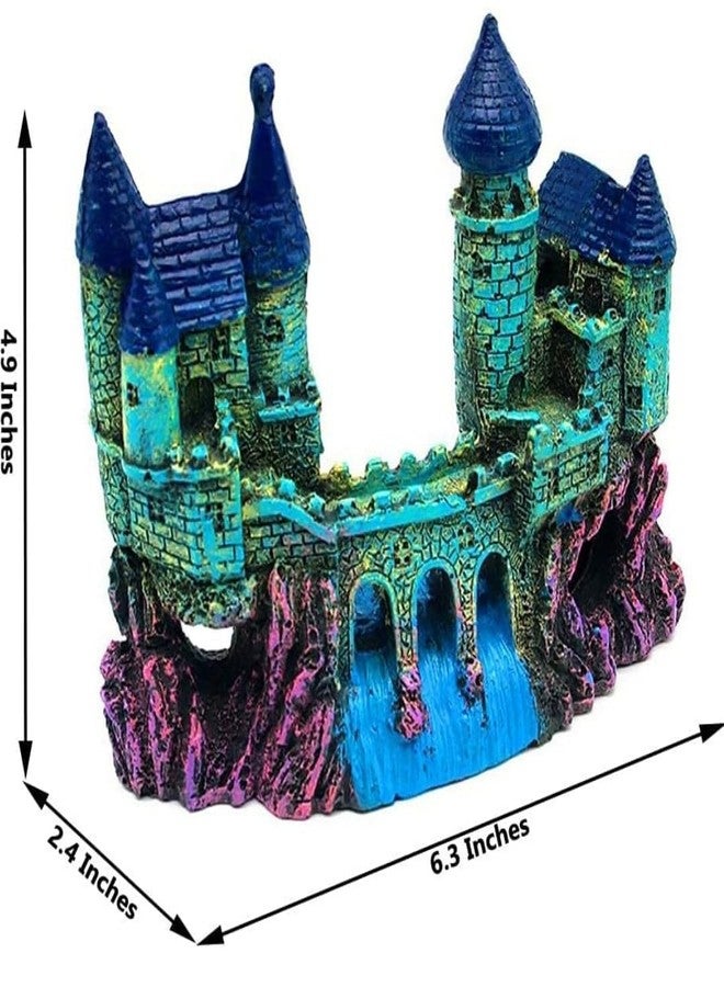 The Decorshed Aquarium Decorative Broken Castle Ornaments for Natural Looking in Fish tenk - Image 2