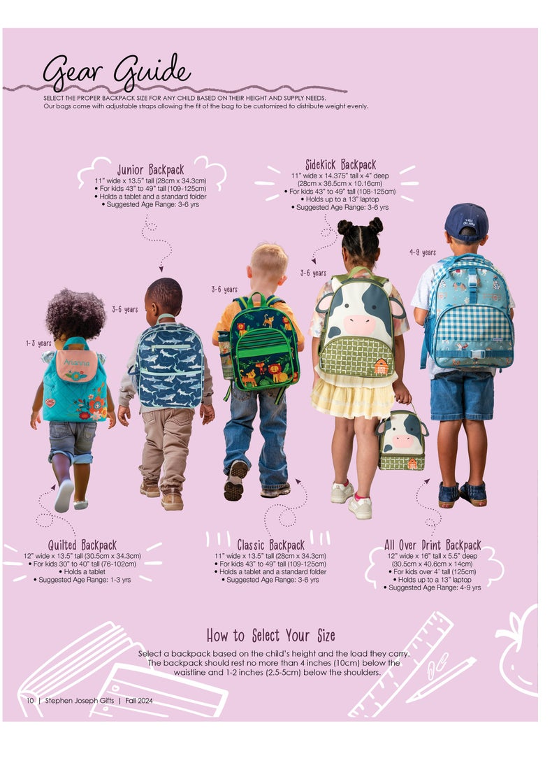 Stephen Joseph حقيبة ظهر دينو لمرحلة ما قبل المدرسة - Image 2