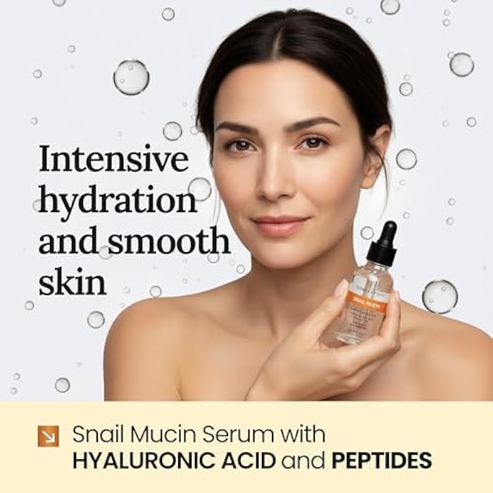 Context Skin Snail Mucin Serum for Face - Hydrating, Revitalizing Formula with Snail Extract to Boost Glow, Enhance Elasticity & Smooth Texture - Fast Absorbing for Radiant Complexion - 1 Fl oz - Image 2
