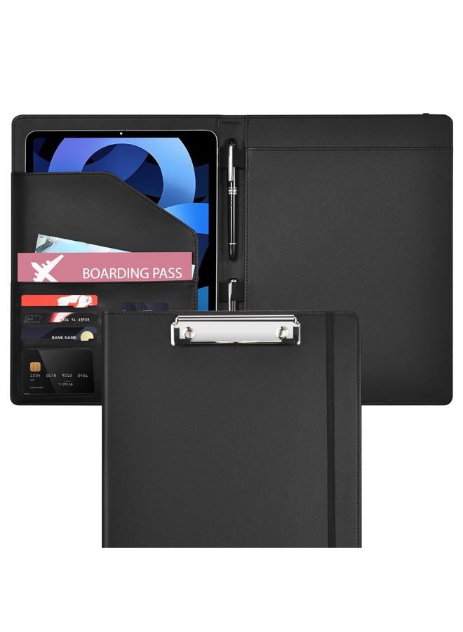 Pacific Mailer Padfolio with Clipboard Clipboard Notebook Resume Portfolio Folder Legal Document Organizer Legal Pad Holder for Interview School Business Office Conference - Image 1