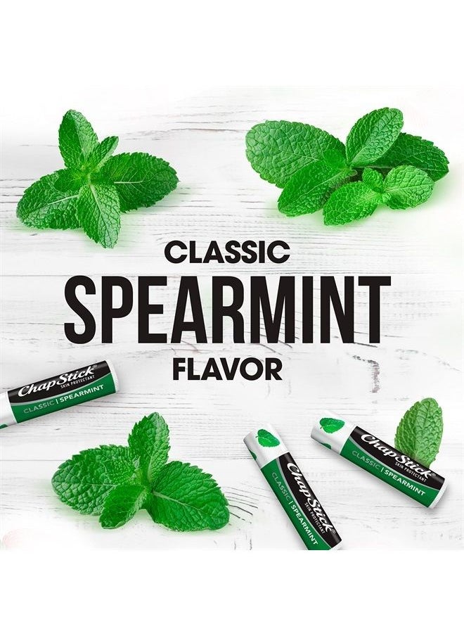 chapstick Bulk Lip Balm, Classic Spearmint 12-Pack – Cool & Refreshing Lip Moisturizer for Dry Lips, 0.15 Oz Ea  - Image 4