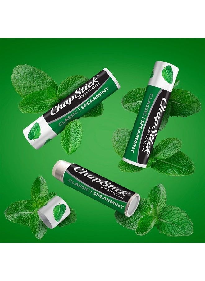 chapstick Bulk Lip Balm, Classic Spearmint 12-Pack – Cool & Refreshing Lip Moisturizer for Dry Lips, 0.15 Oz Ea  - Image 2