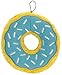 ZippyPaws Donutz No Stuffing Dog Toys to Keep Them Busy for Small and Medium Dogs Squeaky Pet Toy for Boredom Unstuffed Chew Toy Soft Plush Puppy Products Funny Food Toy Blueberry Donut - Image 3