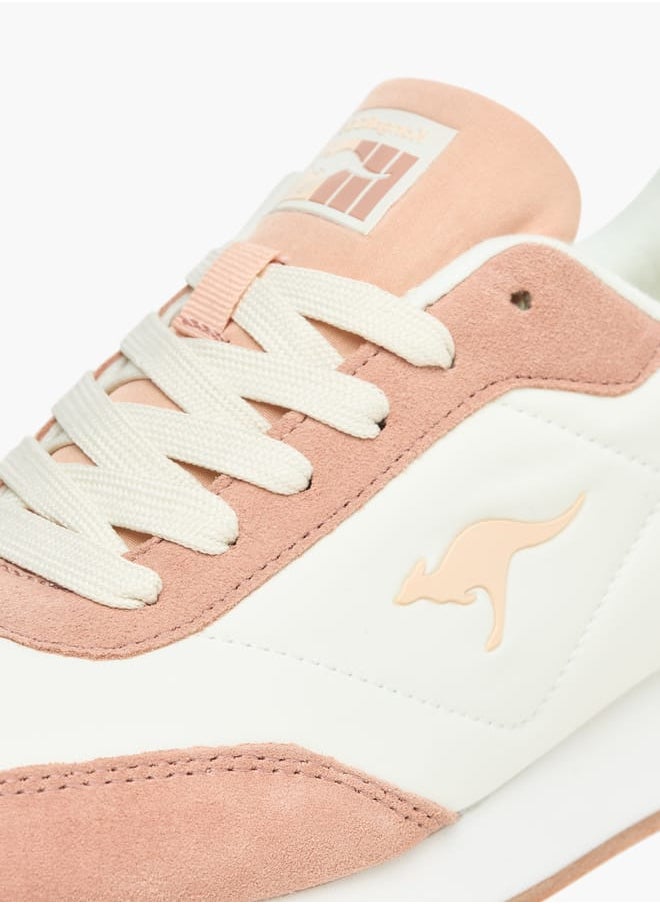 kangaROOS Womens Colourblock Lace-Up Sports Shoes  - Image 4