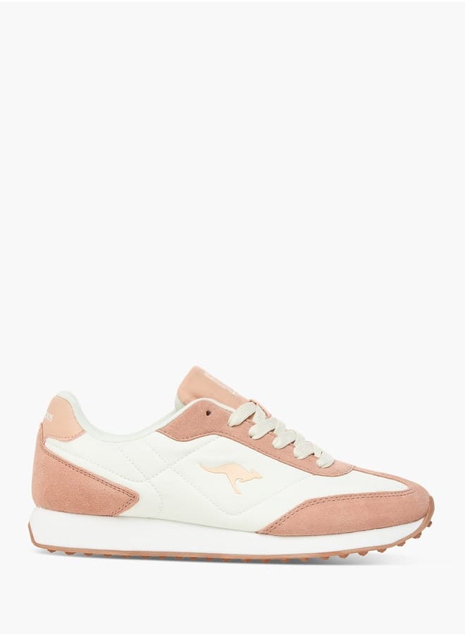 kangaROOS Womens Colourblock Lace-Up Sports Shoes  - Image 2