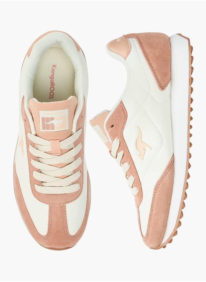 kangaROOS Womens Colourblock Lace-Up Sports Shoes  - Image 1