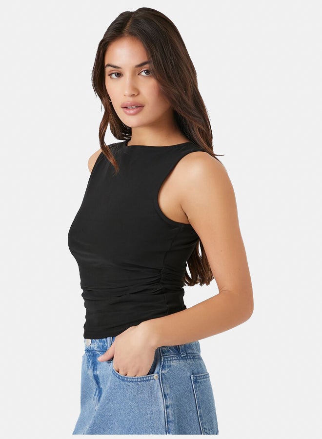 FOREVER 21 Ruched Tank Top - Image 2