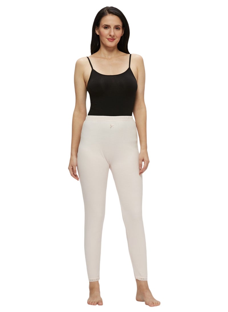 BYC WOMEN'S COTTON INNER PAJAMA - LIGHT PINK - Image 1