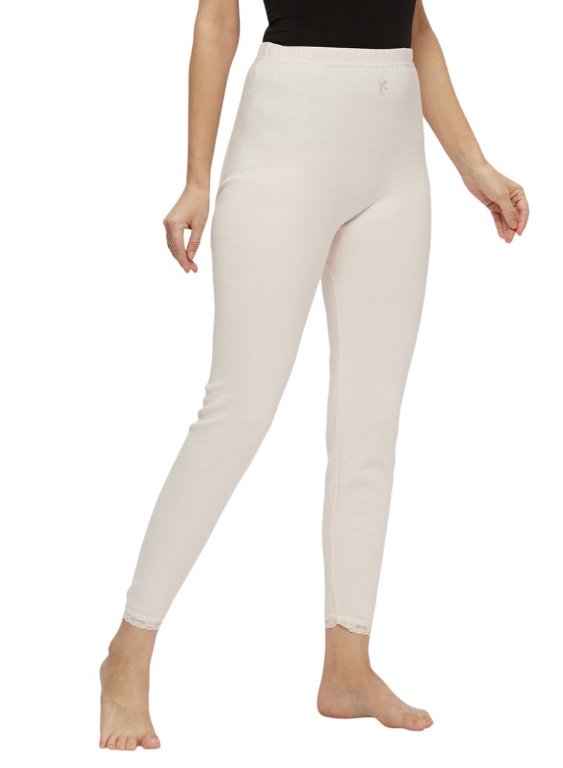 BYC WOMEN'S COTTON INNER PAJAMA - LIGHT PINK - Image 4