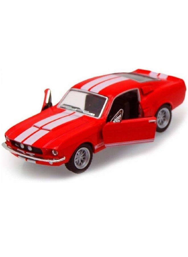 KiNSMART 1967 Ford Shelby Mustang GT500 Red 1:38 Scale 5 Inch Diecast Model Toy Car - Image 1