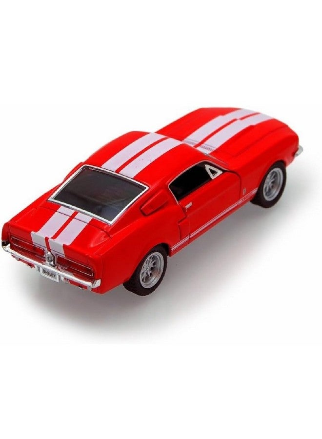 KiNSMART 1967 Ford Shelby Mustang GT500 Red 1:38 Scale 5 Inch Diecast Model Toy Car - Image 2